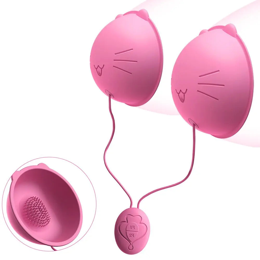 10 Modes Nipple Vibrators Breasts Adsorption Stimulator Wearable Masturbator