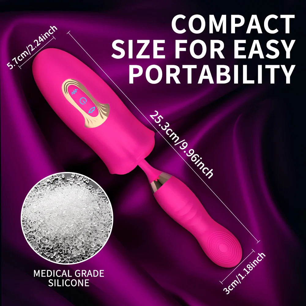 2 In 1 Bite Suction Vibrators For Women Clitoris Sucking Stimulator Vagina G Spot Insert Dildo Vibrators Adults Sex Toy Massager