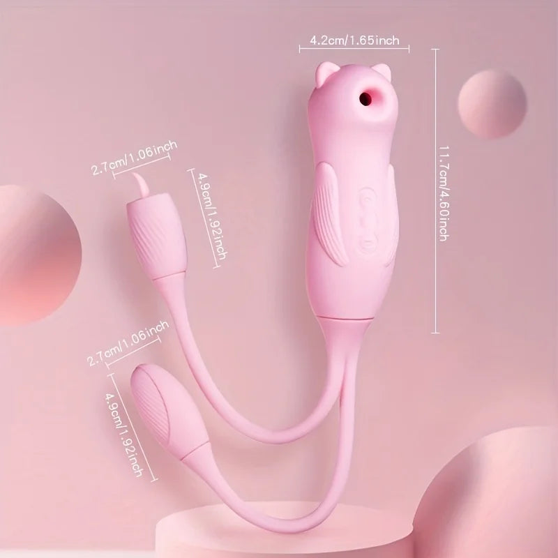 3 In1 Sucking Licking Vibrator For Women Clitoris Nipples Stimulator Vagina Masturbators G Spot Massager Silicone Adult Sex Toys