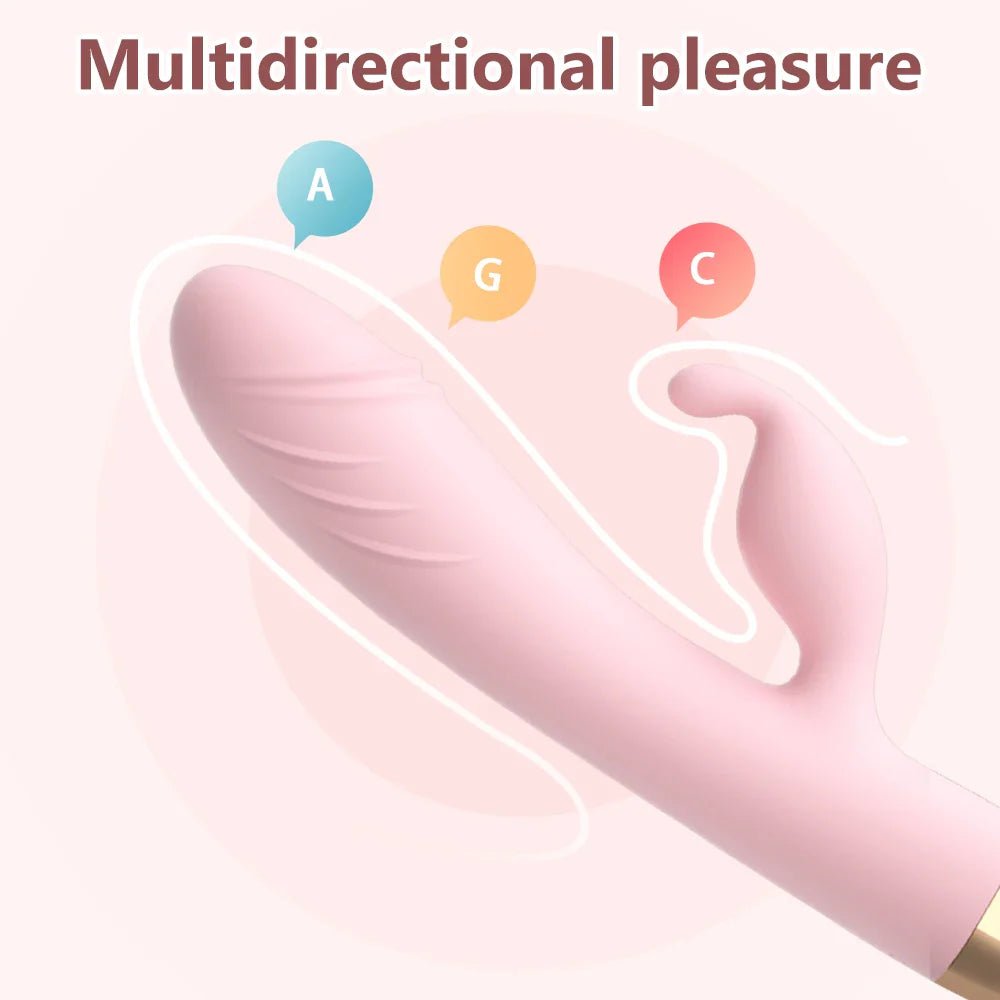 360¡ã Rotating G Spot Vibrator For Women Dual Vibration  Dildo Female Vagina Clitoris Massager Sex Toys For Women Adult Toys