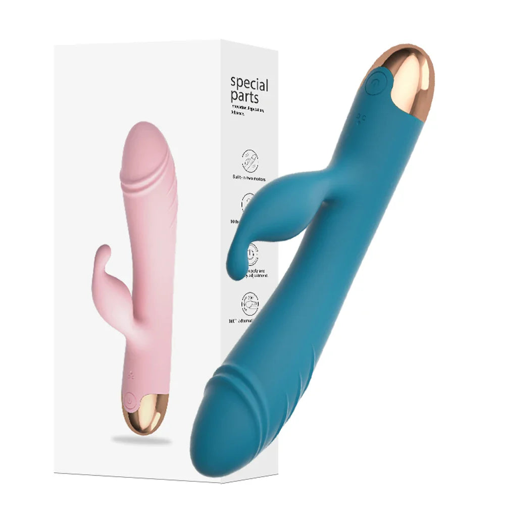 360¡ã Rotating G Spot Vibrator For Women Dual Vibration  Dildo Female Vagina Clitoris Massager Sex Toys For Women Adult Toys