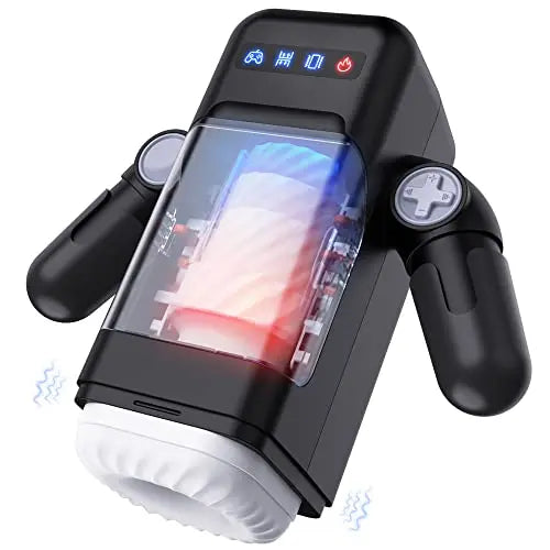 Automatic Male Masturbator Cup With Heating Thrusting & Vibration Modes Silicone Vagina Blowjob for Men Masturbation Sex Toys