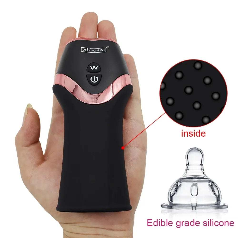 Endurance for Man Milking Machines Men Automatic Masturbation Toy Male Sex?masturbator 18 Eilik Robot 10 Mode Vacuum Suction