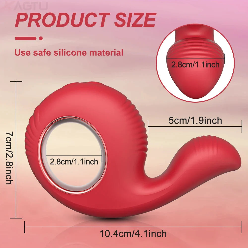 G-Spot Finger Vibrator for Women Nipple Vagina Massager Clit Clitoris Stimulator Female Erotic Goods Sex Toys Adult Supplies