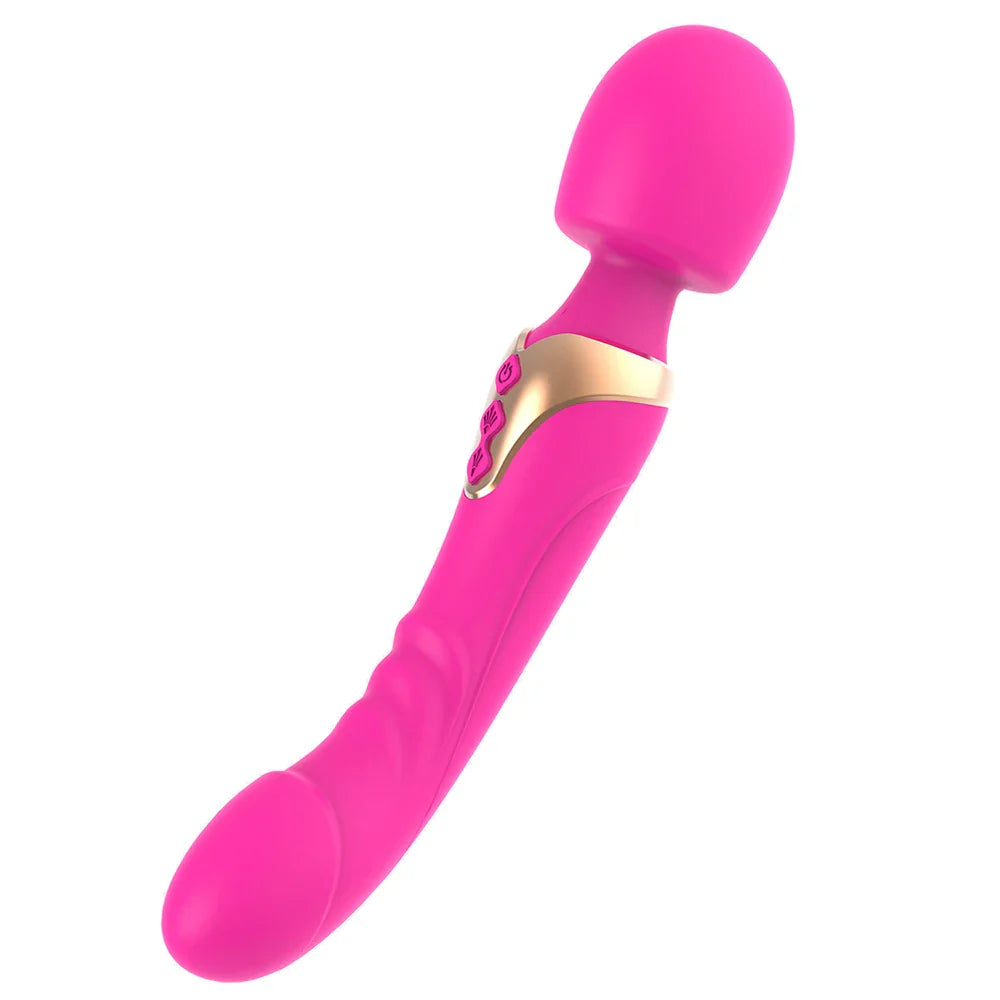 Powerful Dildos Vibrator Dual motor silicone large size Wand G Spot Massager Sex Toy For Couple Clitoris Stimulator for Adults